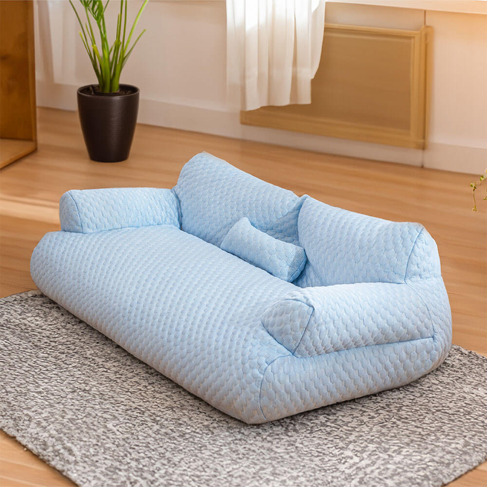 Ice Silk Cooling Pet Bed | Breathable Washable Dog Sofа