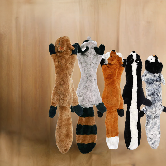 Simulated Animal Dog Toy | No Stuffing | Durable Plush | Squeaky Chew Toy