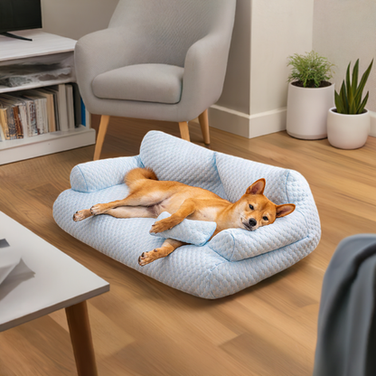 Ice Silk Cooling Pet Bed | Breathable Washable Dog Sofа