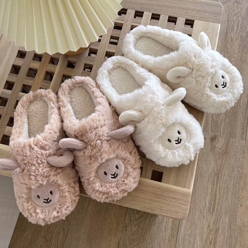 Llama Cotton Slippers