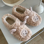 Llama Cotton Slippers
