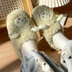 Llama Cotton Slippers