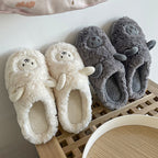 Llama Cotton Slippers