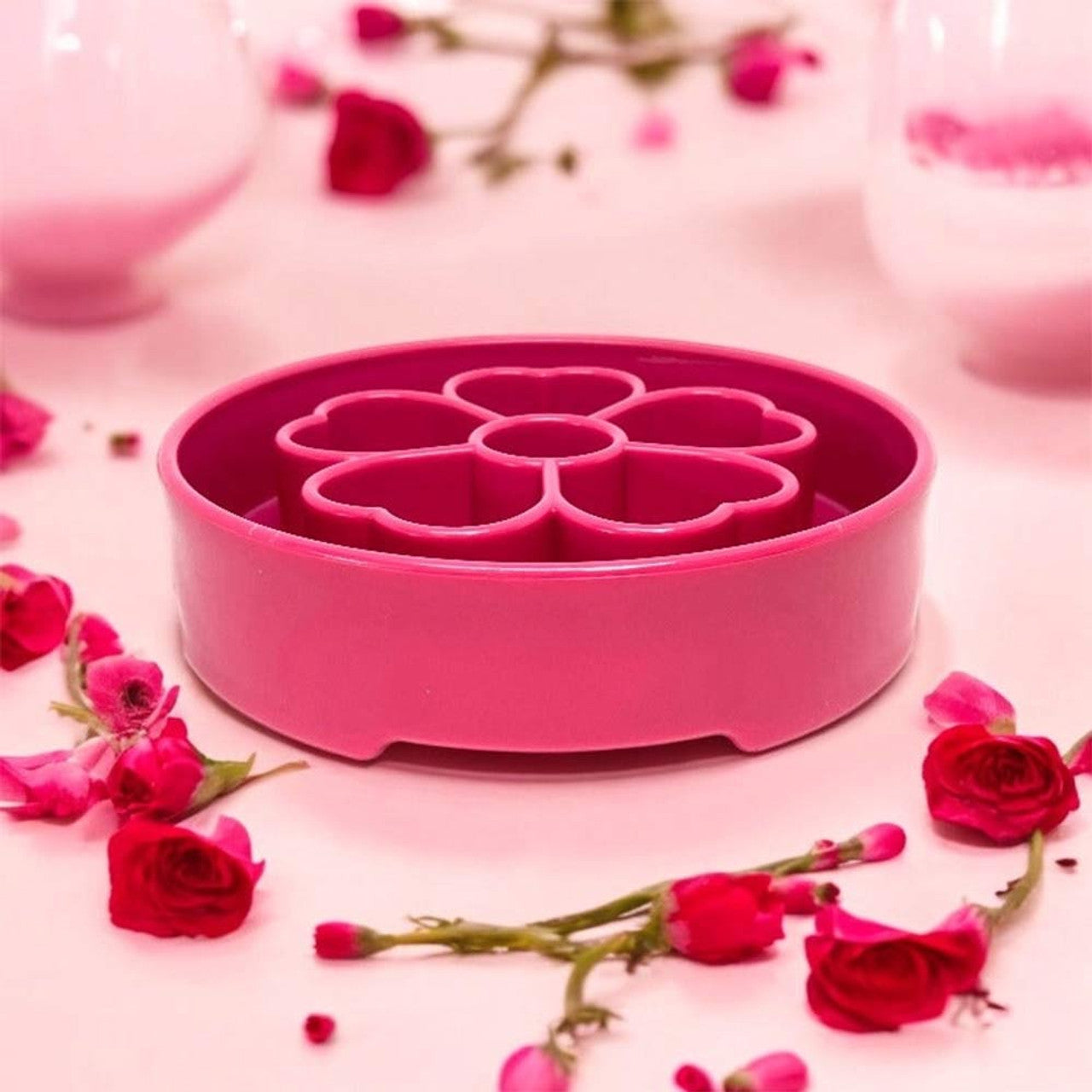 Flower Slow Feeder Bowl | Promotes Healthy Eating | Reduces Bloating