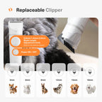 Pet Grooming Vacuum Kit | Effortless Cleaning | Quiet Powerful Suction