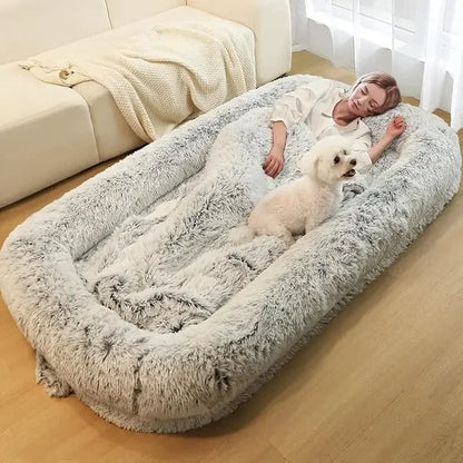 Human Dog Bed 71" Long Orthopedic Design Removable Cover Waterproof Washable