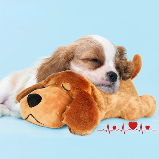Calming Heartbeat Puppy Dog Toy | Soothes Anxiety | Soft and Cuddly
