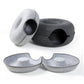 3-in-1 Interactive Cat Bed | Cozy House and Fun Tunnel