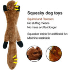Simulated Animal Dog Toy | No Stuffing | Durable Plush | Squeaky Chew Toy