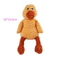 Plush Dog Toy | Bite Resistant Squeaky | Corduroy for Small Large Dogs