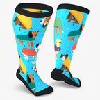 Non Binding Stretchy Socks With Triple Padding