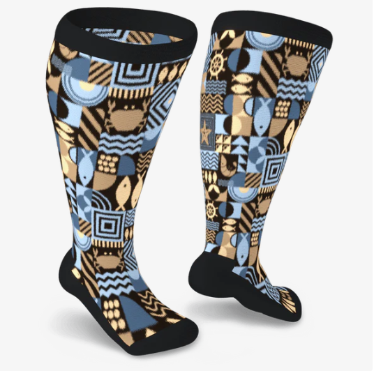 Non Binding Stretchy Socks With Triple Padding