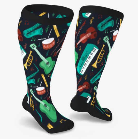 Non Binding Stretchy Socks With Triple Padding