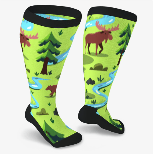 Non Binding Stretchy Socks With Triple Padding