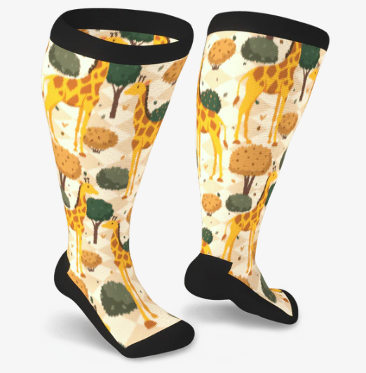 Non Binding Stretchy Socks With Triple Padding