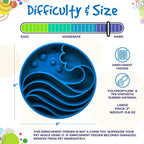 Slow Feeder Bowl | Promotes Healthy Eating | Reduces Bloating