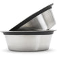 Pet Slow Feed Bowl Set | Stainless Steel | Set of 2