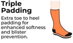 Non Binding Stretchy Socks With Triple Padding