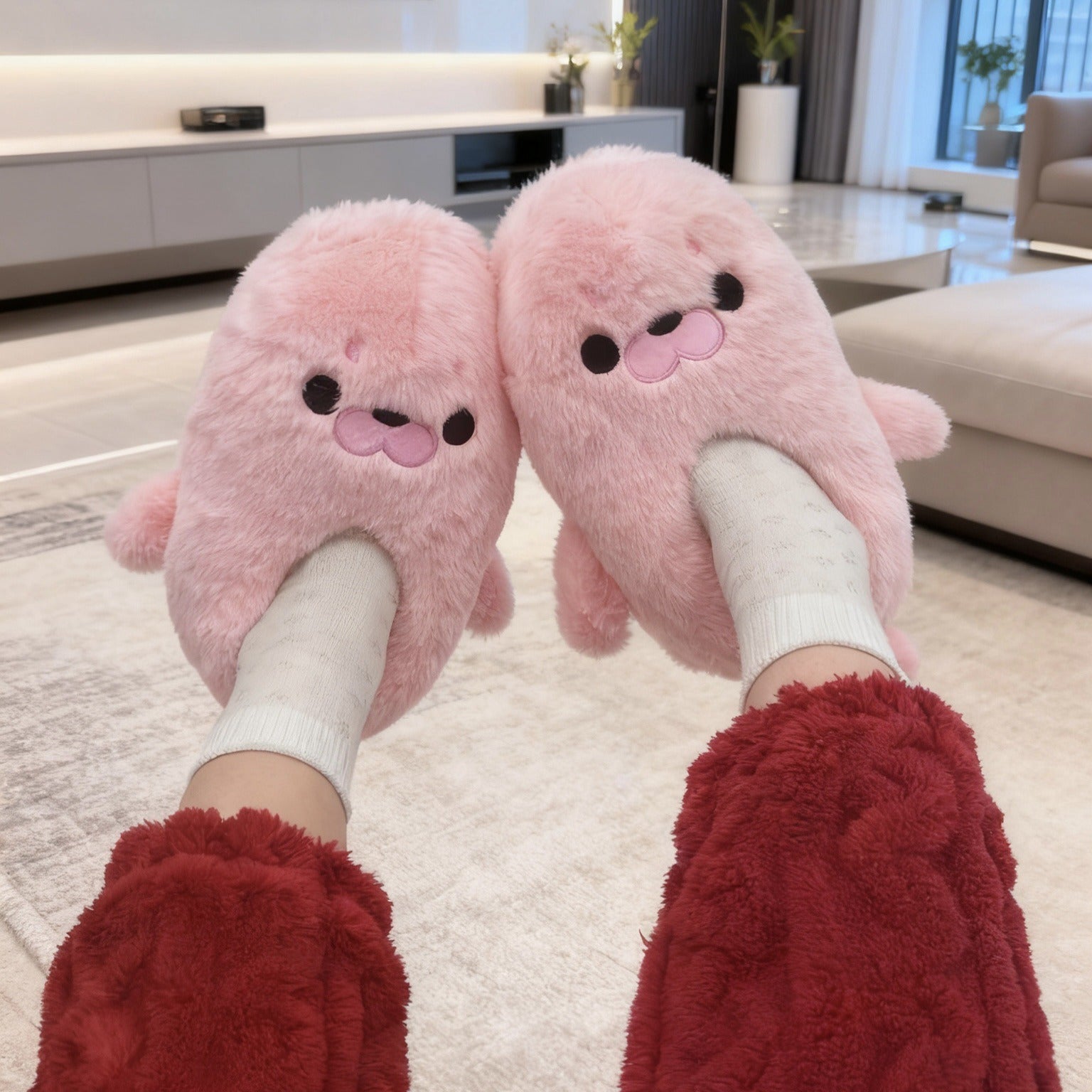 Animal Warm & Comfy Slippers (Adults Size)