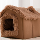 Foldable Warm Pet House | Cozy Portable Design | Easy to Store