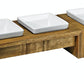 Double Bowl Pet Feeder | Stylish Wood Stand | Durable Bamboo Design