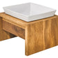 Double Bowl Pet Feeder | Stylish Wood Stand | Durable Bamboo Design