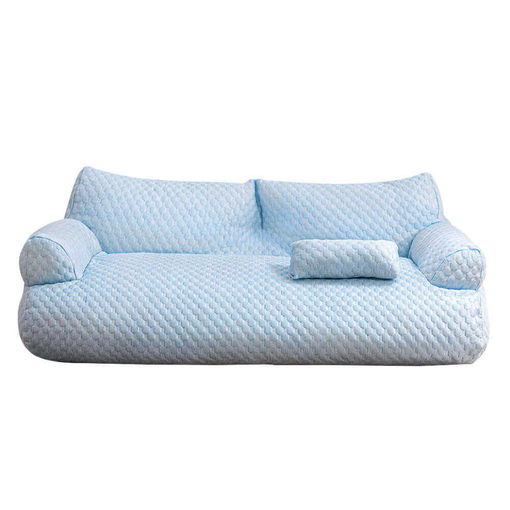Ice Silk Cooling Pet Bed | Breathable Washable Dog Sofа