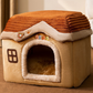 Foldable Warm Pet House | Cozy Portable Design | Easy to Store