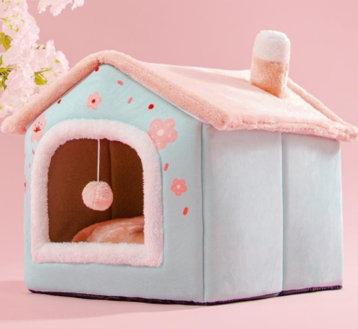 Foldable Warm Pet House | Cozy Portable Design | Easy to Store