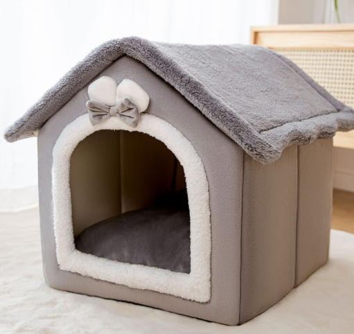 Foldable Warm Pet House | Cozy Portable Design | Easy to Store