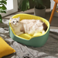 Yellow Pet Bed | Cozy Soft Material | Stylish Design for Cats