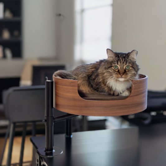 Cat Desk Nest | Space-saving design | Ergonomic workspace organizer