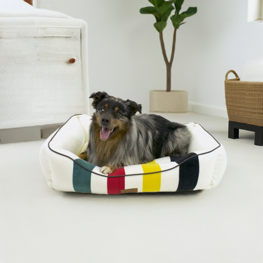 Dog Bed Glacier National Park | Cozy Kuddler Design | Durable Fabric
