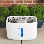 Wireless Cat Water Fountain | Motion Sensor | Stainless Steel Tray