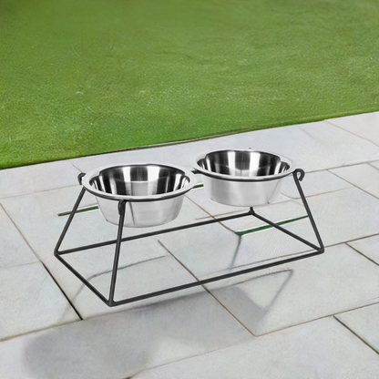Elevated Double Dog Bowl
