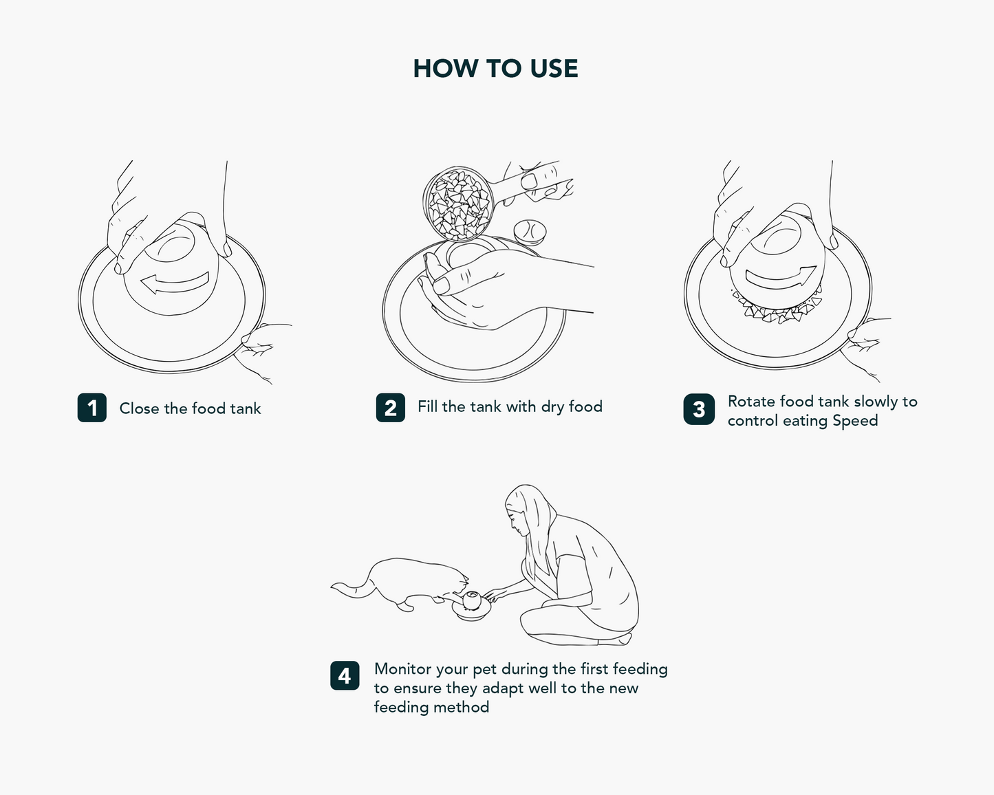 Pet Slow Feeder | Reduces Bloating | Promotes Healthy Eating