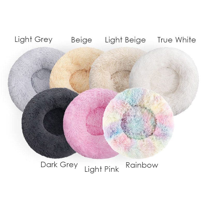 Fluffy Cat Bed | Cozy Warm Soft Design | Perfect for Cats and Kittens