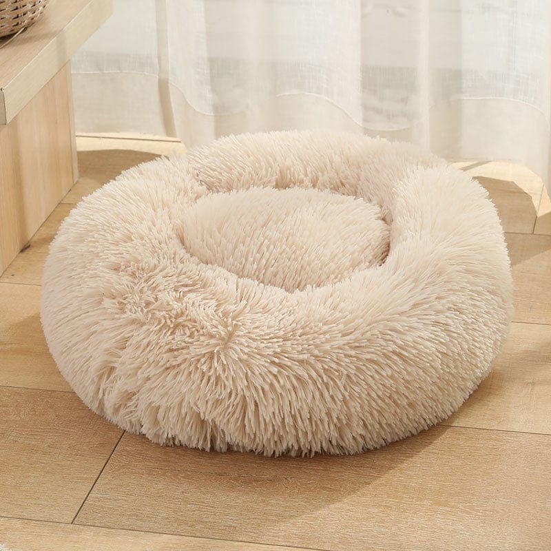 Fluffy Cat Bed | Cozy Warm Soft Design | Perfect for Cats and Kittens