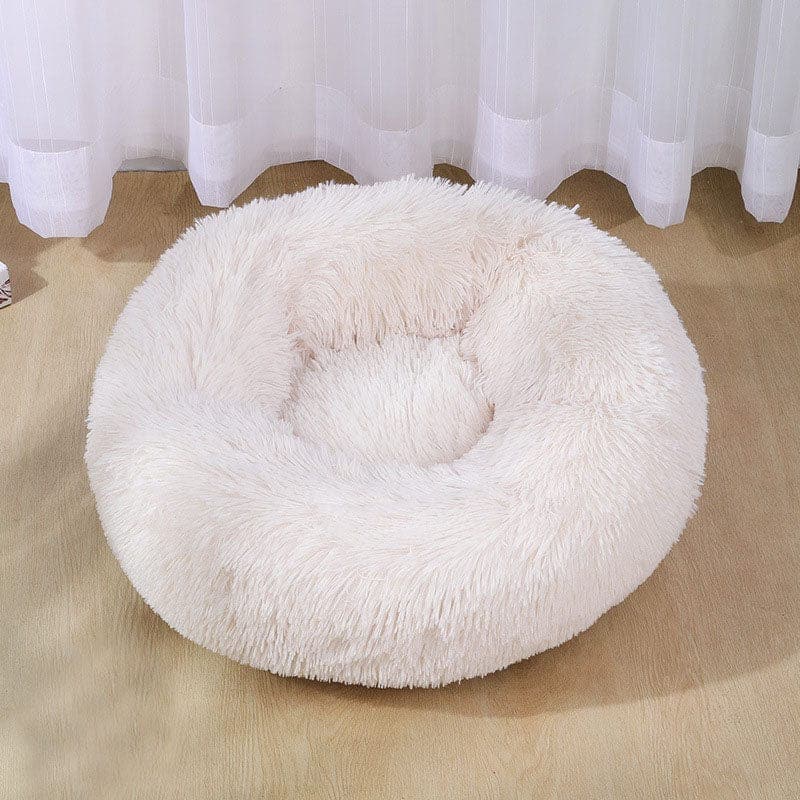 Fluffy Cat Bed | Cozy Warm Soft Design | Perfect for Cats and Kittens