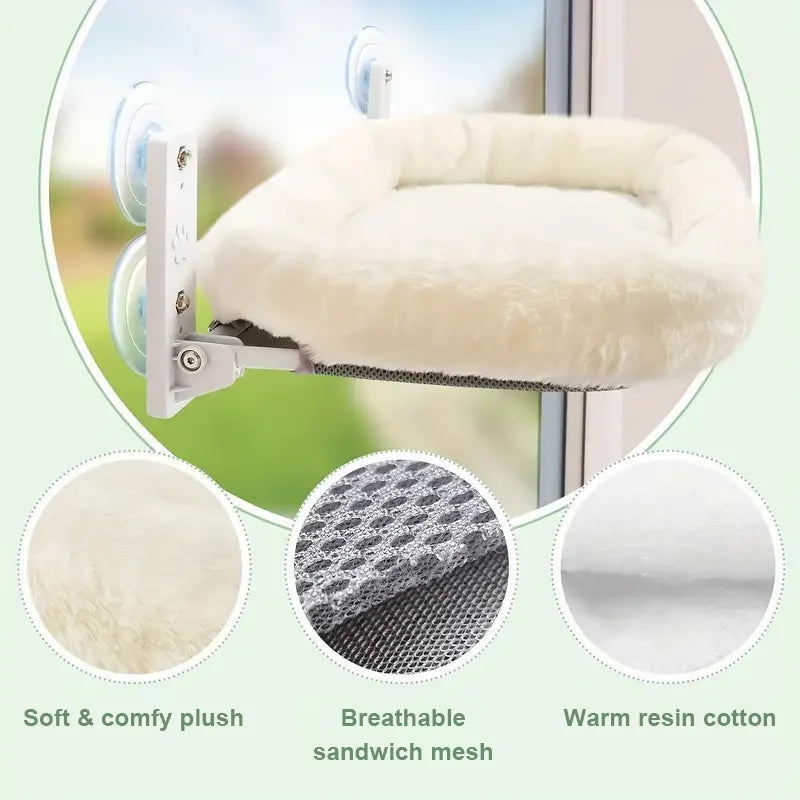 Foldable Cat Window Hammock | Space-Saving Design | Easy to Install