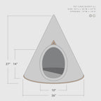 Pet Cave | Cozy Hideaway for Cats and Small Dogs | Soft Warm Design