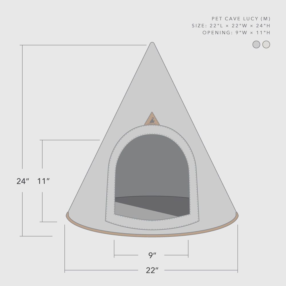 Pet Cave | Cozy Hideaway for Cats and Small Dogs | Soft Warm Design