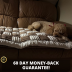 2-in-1 Furniture Protector Dog Bed | Thick Orthopedic Padding Non-Slip