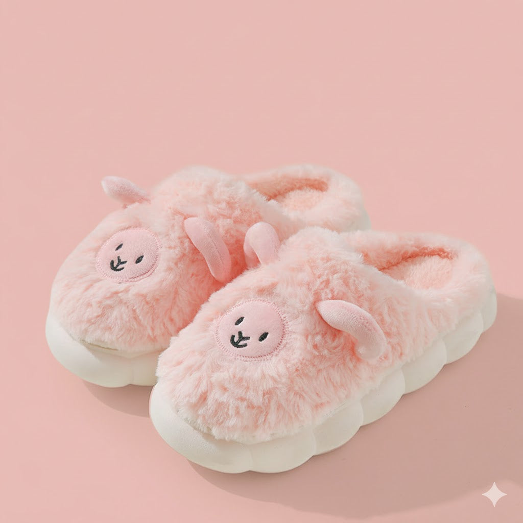 Llama Cotton Slippers