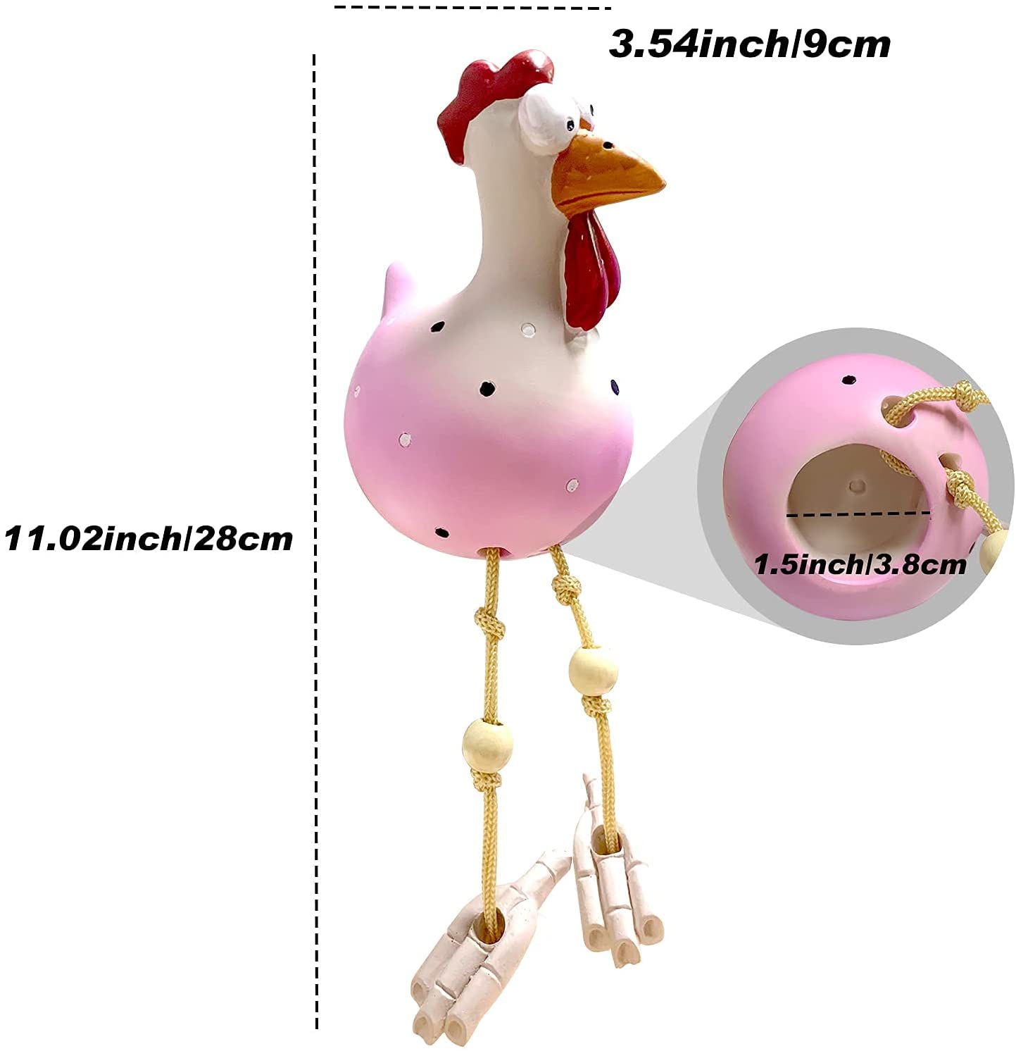Handmade Chicken Ornament