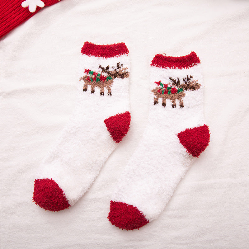 Christmas Warm Socks - 12 Pairs