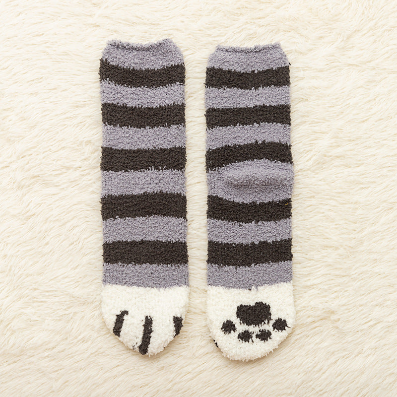 Warm Cat Socks (2 Pairs)