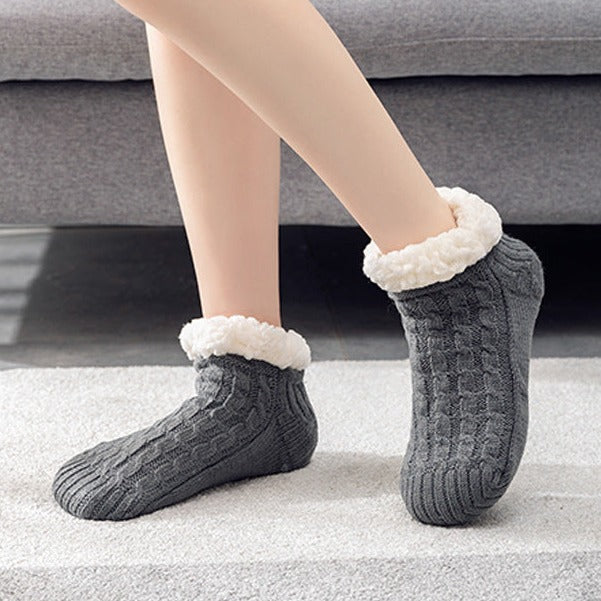 Women Warm And Fluffy Non Slip Socks For Home