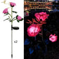 Realistic Solar Powered Waterproof Rose Flowers