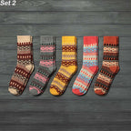 Warm Nordic Socks (5 Pairs Per Set) One Size Fits All